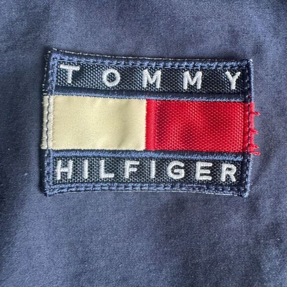 VTG 90’s Y2K Tommy Hilfiger Color Block Embroidered Windbreaker Jacket Size XL - Picture 7 of 9